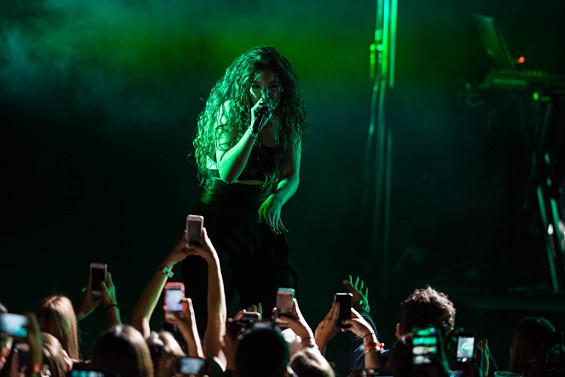 Lorde performing at the Greek Theatre October 6.