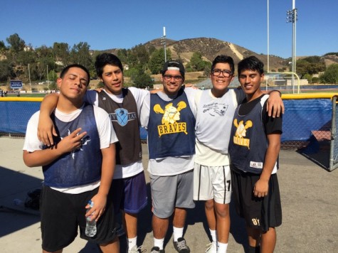 (Left to right) Jonathan Veliz, Erik Garcia, Julio Larios, Alejandro Magana, and Luis Delgado.