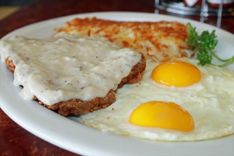 Country Fried Steak & Eggs