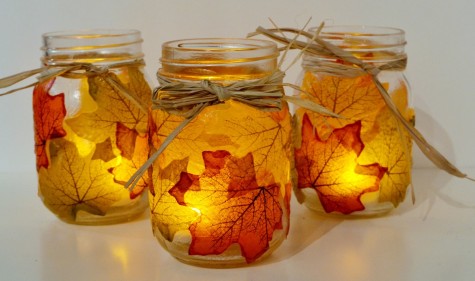 DIY Autumn Candle