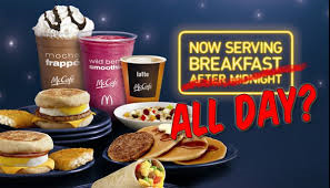 McDonalds 24 hour breakfast