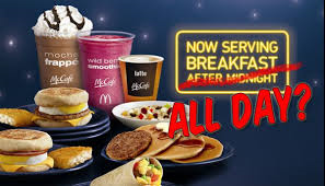 McDonald's 24 hour breakfast