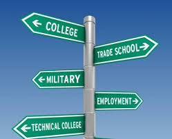 The many paths someone can take after high school.