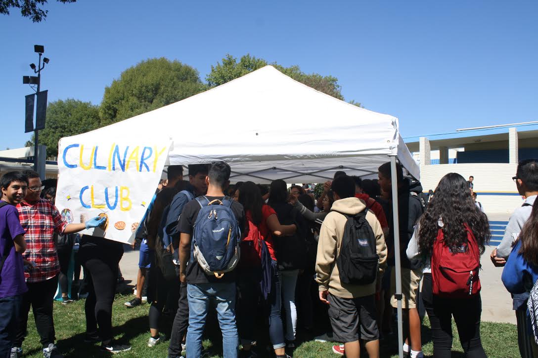 The Culinary Club booth during club rush