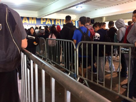 Long Lunch Lines at BCCHS
