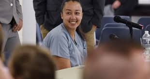 Cyntoia Brown at court on January 7, 2019, the date she was granted clemency.