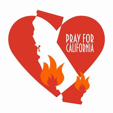 This image represents all the broken hearts of many Californians as each fire season arrives and damage is done.