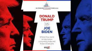 From left to right, Donald Trump, loser of the 2020 Presidential Election, and President elect Joe Biden 