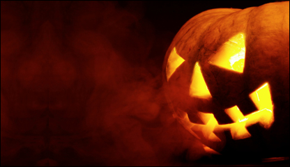 Scary jack olanterns are featured at several Halloween attractions in the Los Angeles area.