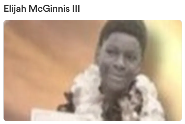 Screenshot photo of Elijah McGinnis III from his GoFundMe. (photo: Janice Rodriguez (12))