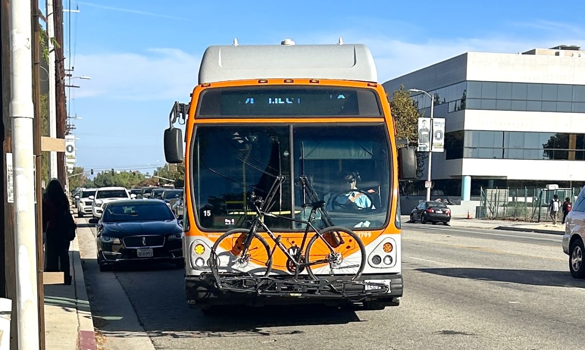 Metro bus transportation in Van Nuys. (Photo: Christopher Mowry (12))