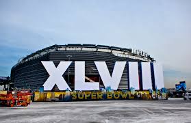 Super Bowl sign outside the Superdome in New Orleans (photo: Wikimedia Commons) 