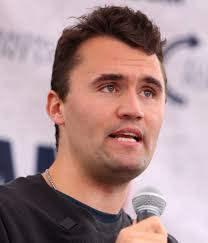 Charlie Kirk speaking to students at Utah Valley University on September 10, 2025. (photo: Wikimedia Commons)